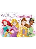 Image Of Disney Princesses 8 Pack Birthday Party Invitations