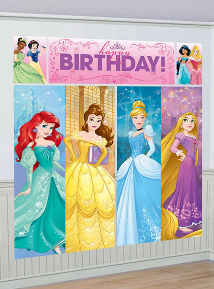Image Of Disney Princesses Wall Scene Setter Party Decoration