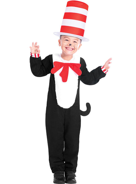 Image of Cat In The Hat Boys Dr Seuss Book Week Costume