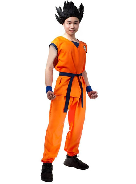 Image of Super Saiyan Boys Dragon Ball Anime Costume - Front Image