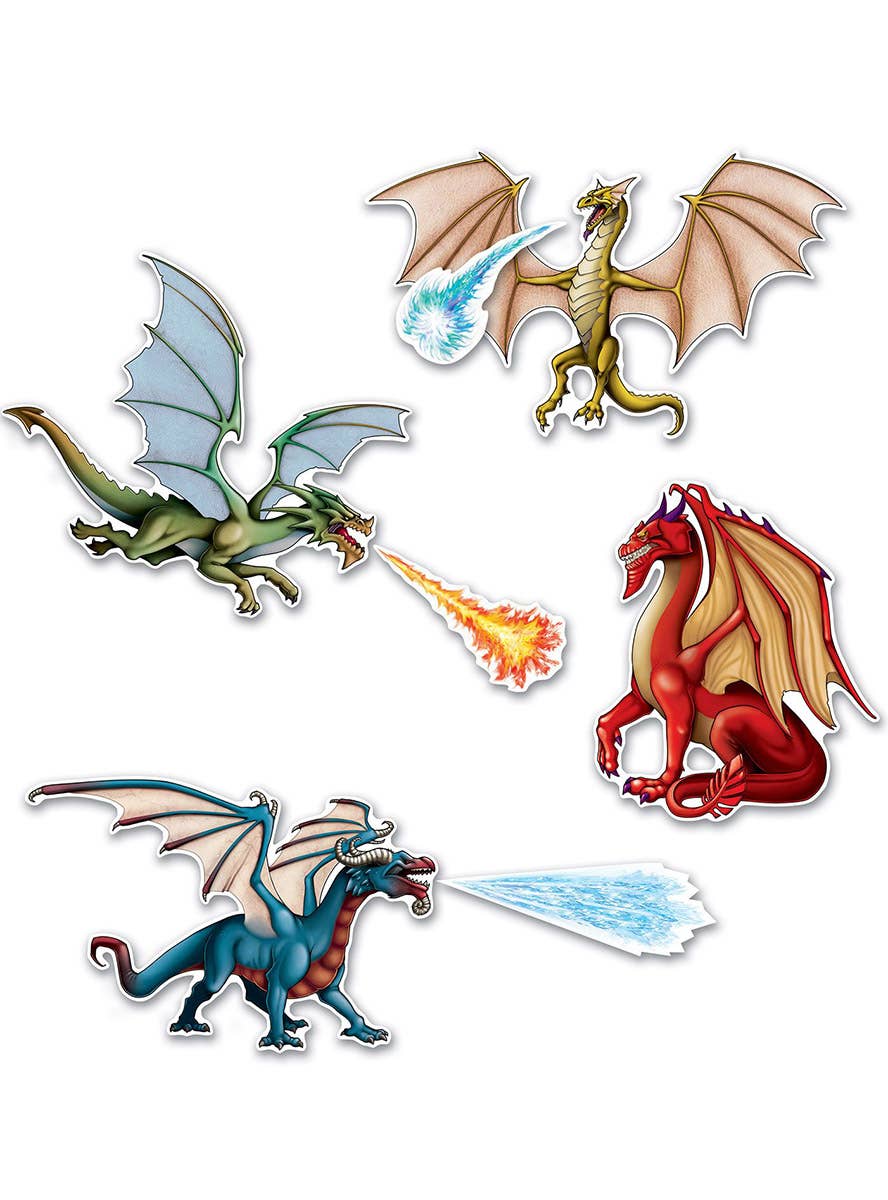 Image of Dragon Cut Outs Party Decoration