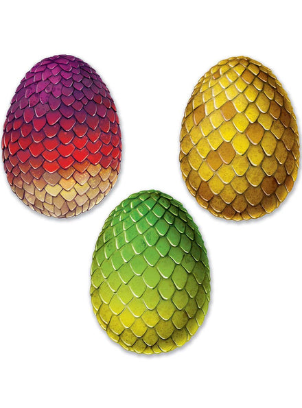 Image of Dragon Eggs Cut Out Party Decorations - Main Image
