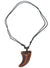 Image of Aged Brown Dragon Tooth Fantasy Costume Necklace