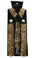 Adjustable Gold Sequin Costume Suspenders