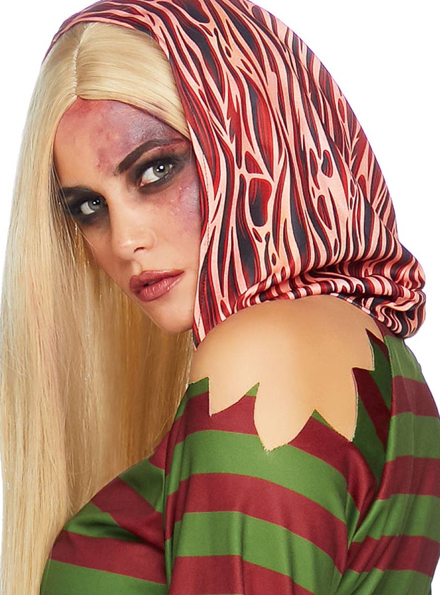 Hood Image Of Womens Sexy Freddy Krueger costume