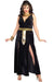 Plus Size Women's Black Velvet Cleopatra Dress Up Costume