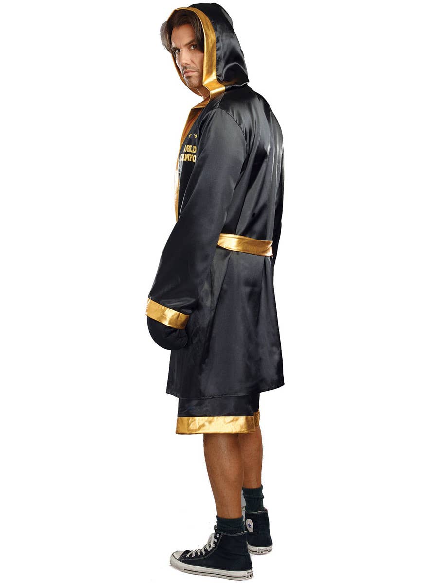 Image of World Champion Boxer Men's Dress Up Costume - Alternate Back View