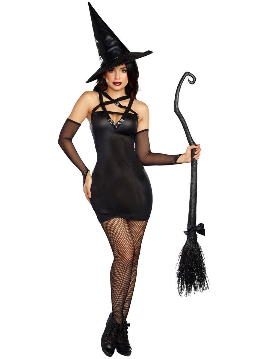 Women's Wicked Witch Sexy Halloween Costume Alternate Image