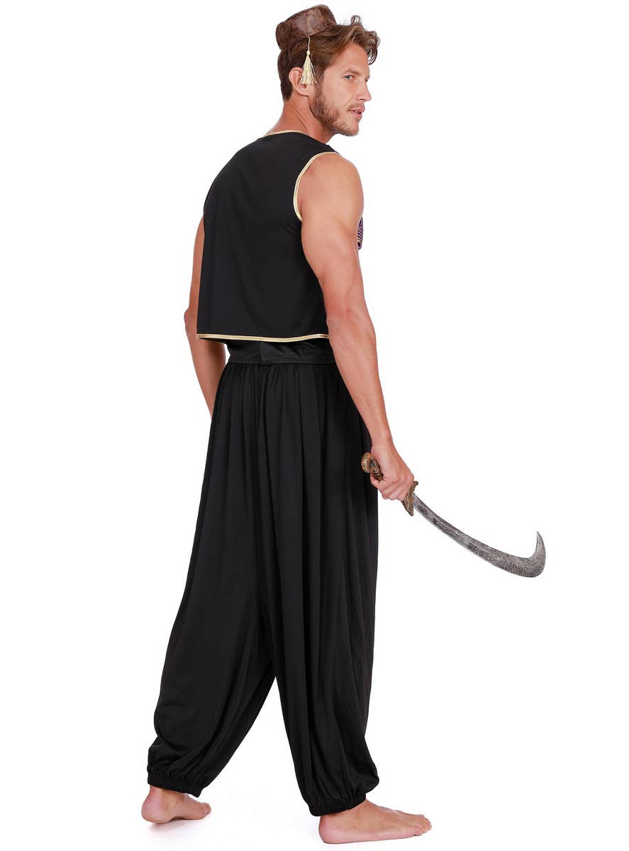 Men's Arabian Prince Aladdin Inspired Costume Back Image