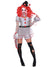 Women's Wicked Clown Pennywise Inspired Costume Front Image