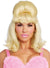 Women's Retro Blonde Bouffant Costume Wig with Fringe