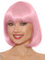 Pale Pink Women's Short Bob Costume Wig