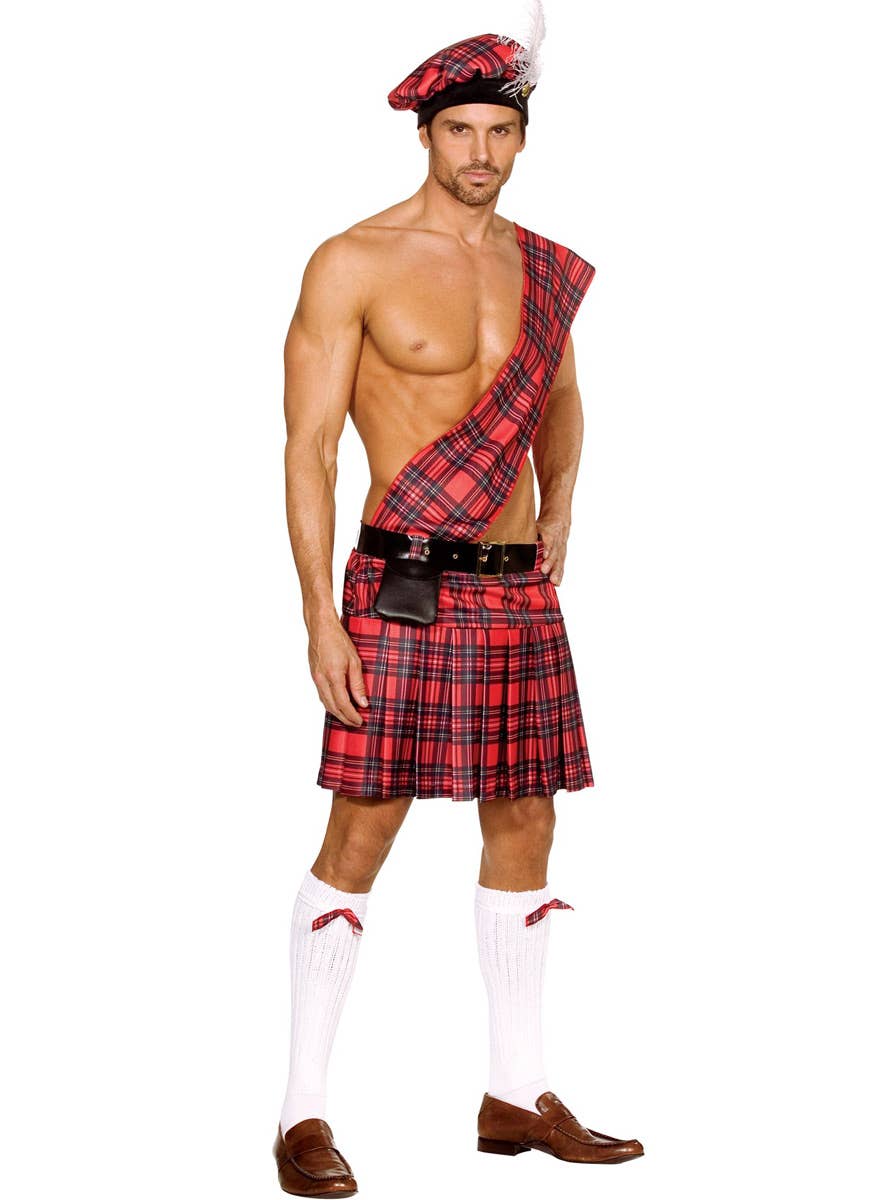 Plus Size Men's Sexy Scottish Man Fancy Dress Costume Alternate Image