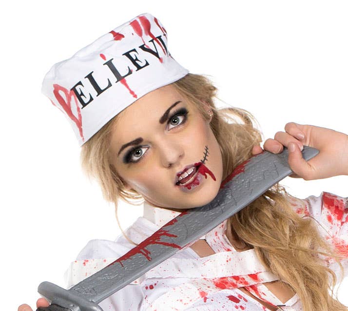 Women's Zombie Asylum Patient Halloween Costume Alternate Image 3