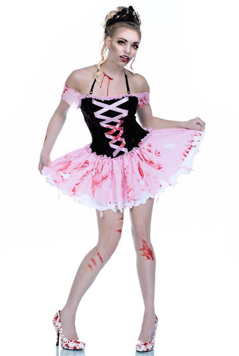Sexy Dead Zombie Beauty Queen Women's Halloween Costume Main Image