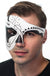 Men's Matte Finish Skull Day of the Dead Masquerade Mask Front View