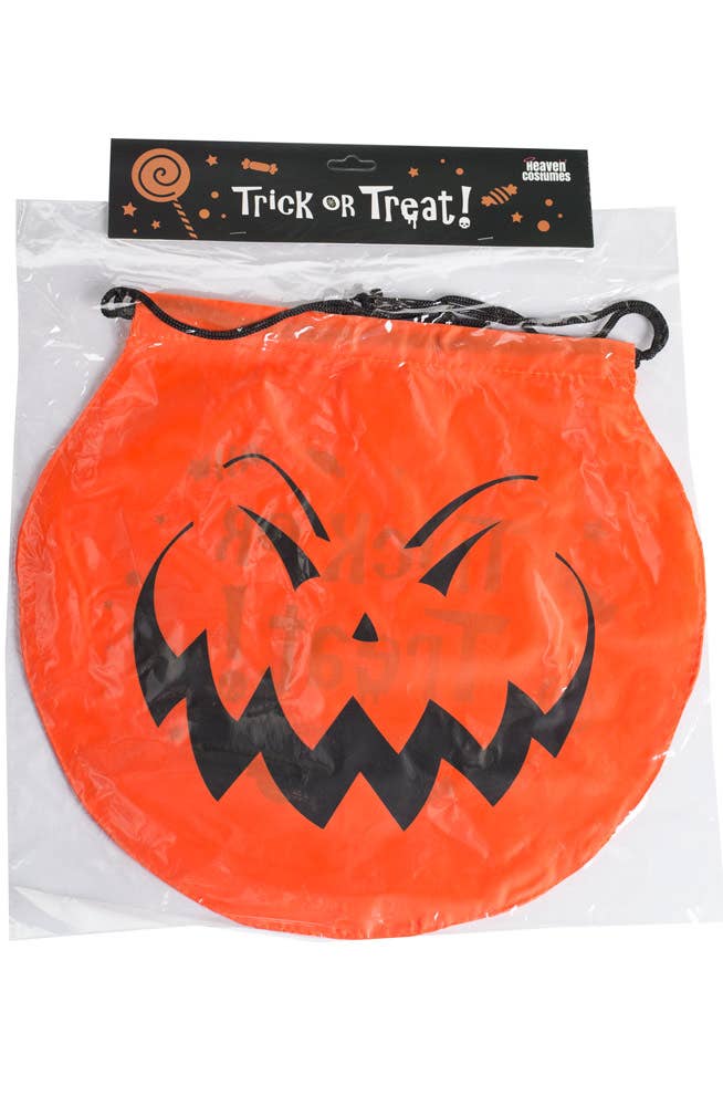 Orange Pumpkin Halloween Trick Or Treat Bag - View 3