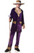 Men;s Top Pimp Mac Daddy Purple Costume Main Image