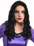 Image of Long Black Ringlet Curls Women's Halloween Costume Wig