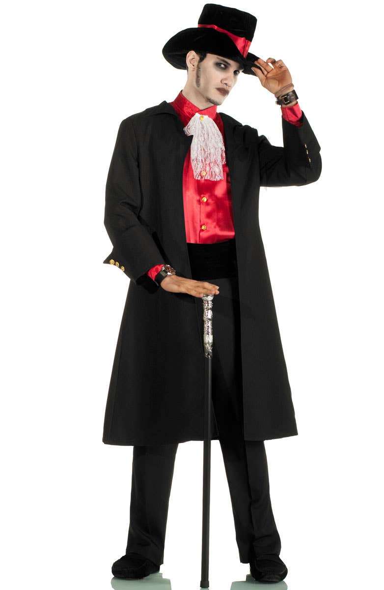 Men's Jack the Ripper Gothic Gentleman's Halloween Costume  View 2