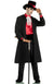 Men's Plus Size Jack the Ripper Gothic Gentleman's Halloween Costume View 1