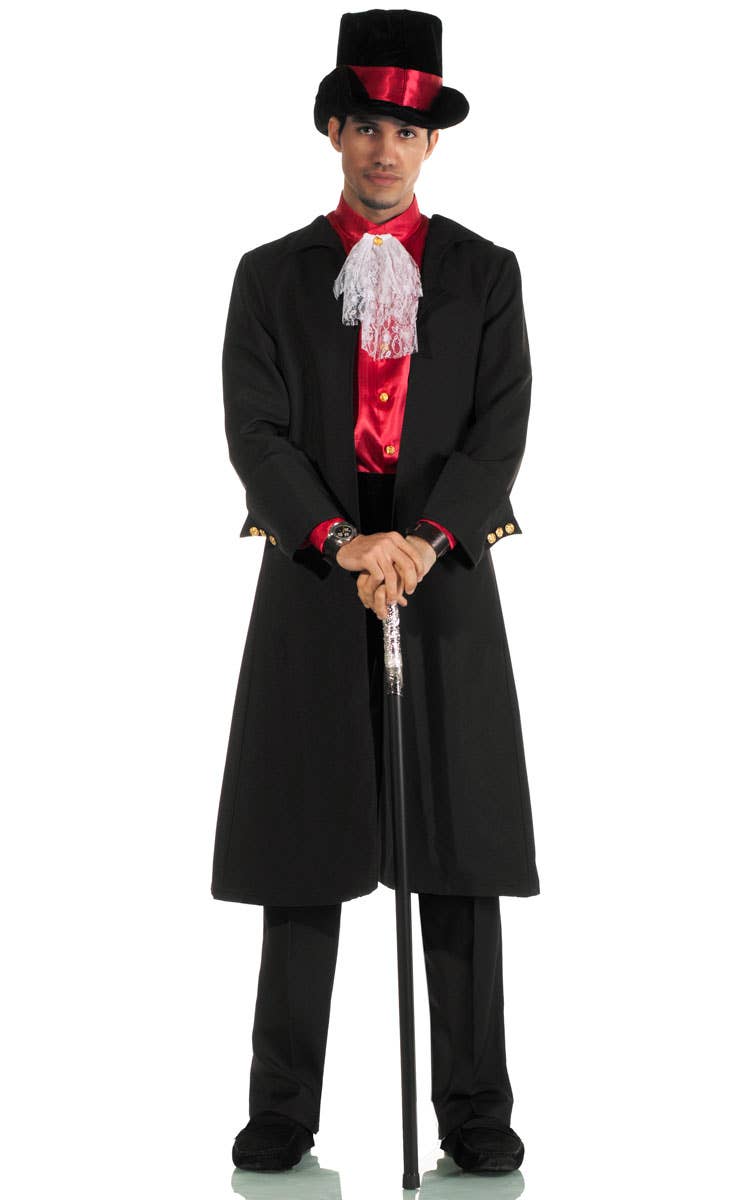 Men's Jack the Ripper Gothic Gentleman's Halloween Costume View 3