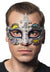 Crackle Paint Renaissance Style Masquerade Ball Mask - Main Image