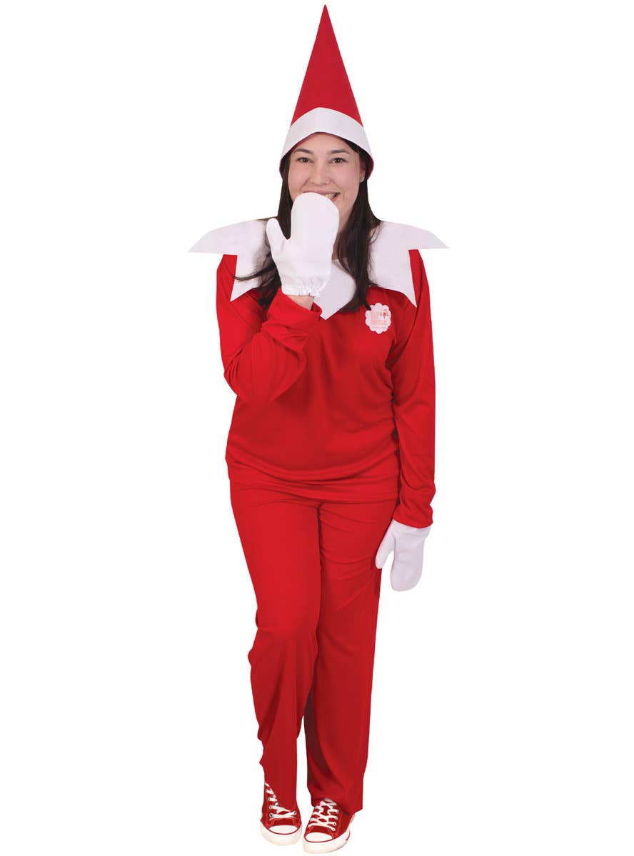 Image of Licensed Elf on the Shelf Women's Christmas Costume - Alternate Image