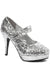 Women's Silver Glitter 4