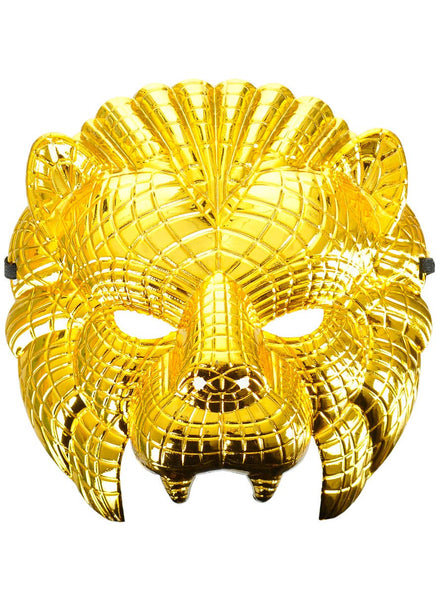 Image of Squid Play VIP Gold Lion Costume Mask - Main Image