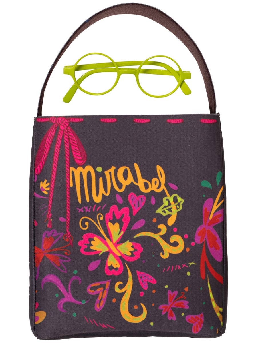 Image of Mirabel Girl's Encanto Costume Bag and Glasses Set