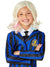 Image of Short Blonde Girl's Enid Wednesday Character Costume Wig