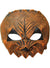 Image of Evil Pumpkin Half Face Latex Halloween Mask