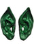Pointed Green Slip On Rubber Latex Costume Ears