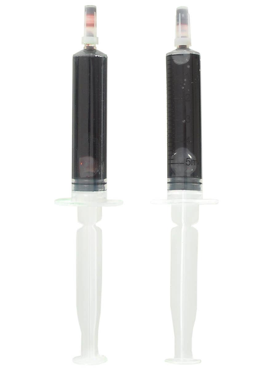 Image of Fake Blood Syringe 2 Pack Special FX Makeup - Alternate Image