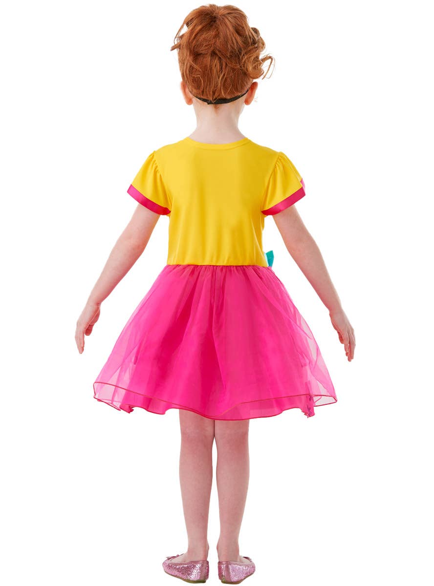 Image of Fancy Nancy Clancy Girl's Disney Costume - Back View