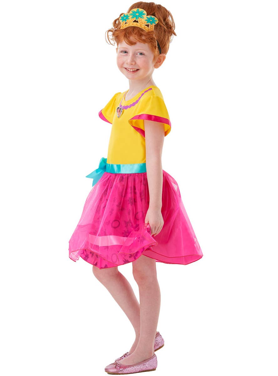 Image of Fancy Nancy Clancy Girl's Disney Costume - Side View