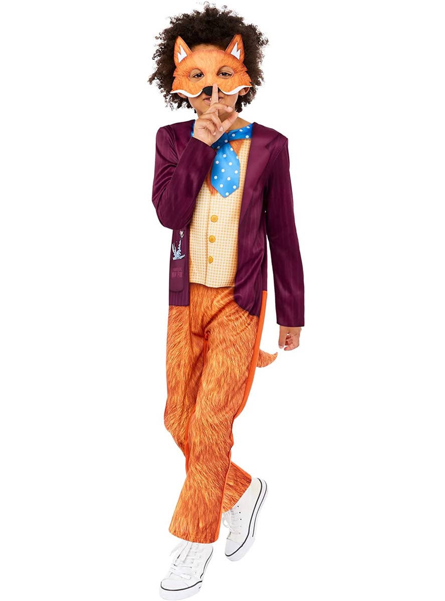 Image of Roald Dahl Fantastic Mr Fox Boy's Book Week Costume - Alternate Front View