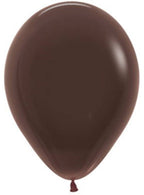 Image of  Fashion Chocolate Brown Single Small 12cm Latex Balloon