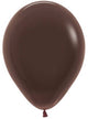 Image of  Fashion Chocolate Brown Single Small 12cm Latex Balloon
