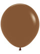Image of Fashion Coffee Brown 6 Pack 45cm Latex Balloons 