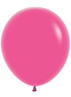 Image of Fashion Fuchsia Pink 6 Pack 45cm Latex Balloons 