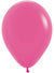 Image of Fashion Fuchsia Pink Single Small 12cm Air Fill Latex Balloon