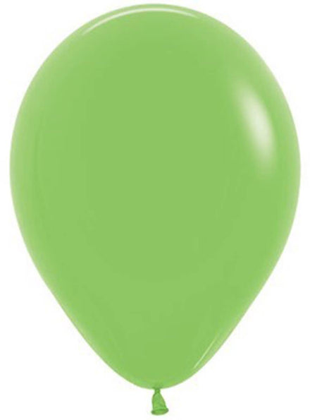 Image of Fashion Lime Green Small 12cm Air Fill Latex Balloon