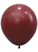 Image of Fashion Merlot 6 Pack 45cm Latex Balloons 
