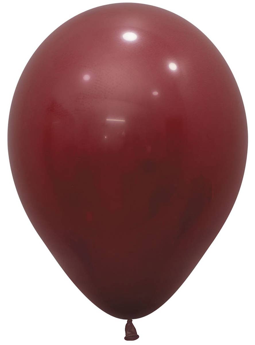 Image of Fashion Merlot Small 12cm Air Fill Latex Balloon