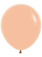 Image of Fashion Peach Blush 6 Pack 45cm Latex Balloons 