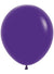 Image of Fashion Purple Violet 6 Pack 45cm Latex Balloons 