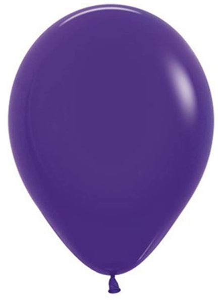 Image of Fashion Purple Violet Small 12cm Air Fill Latex Balloon