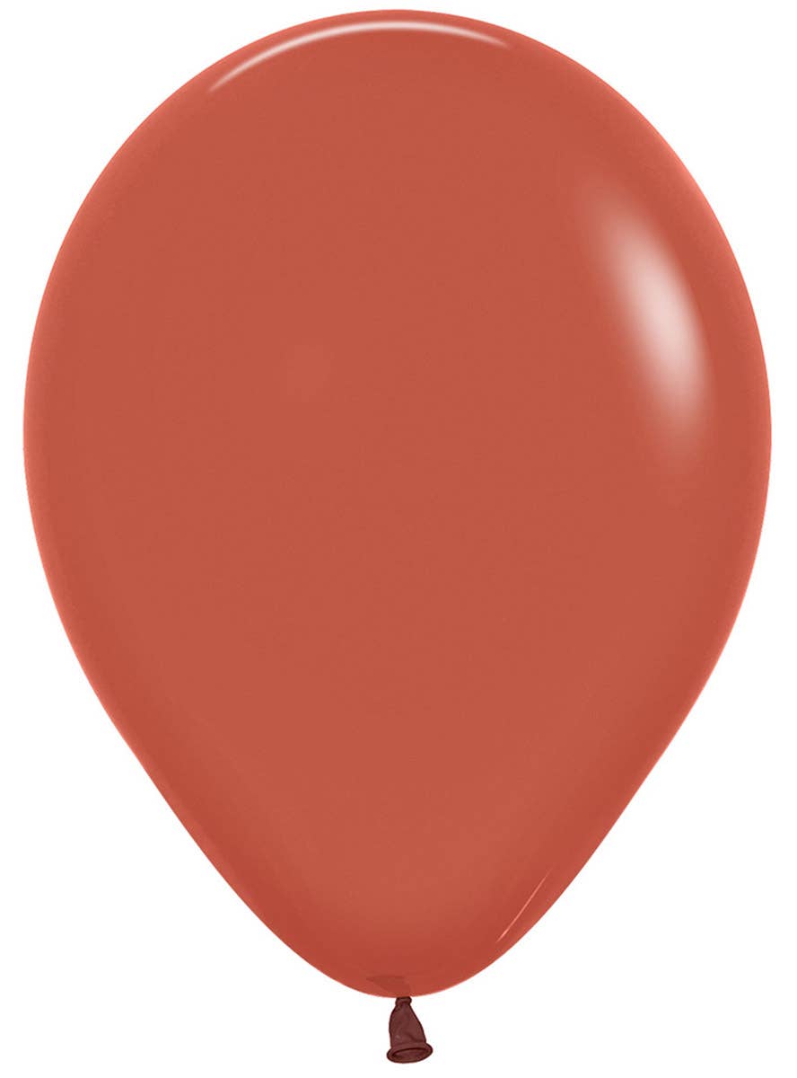 Image of Fashion Terracotta Small 12cm Air Fill Latex Balloon
